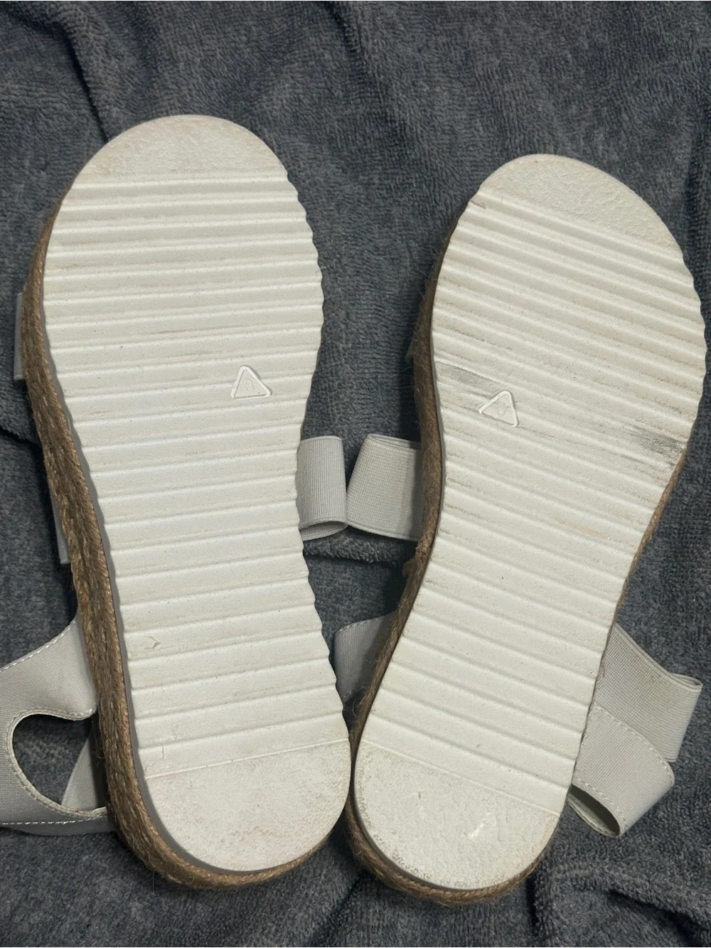 Steve Madden White Strappy Espadrille Platform Sandals